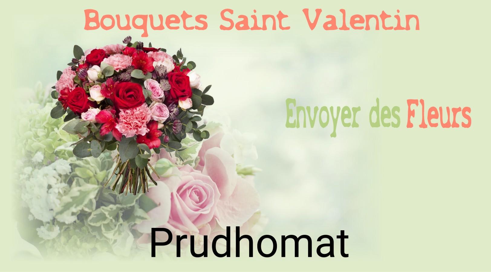 Roses de Saint-Valentin livrées à Prudhomat